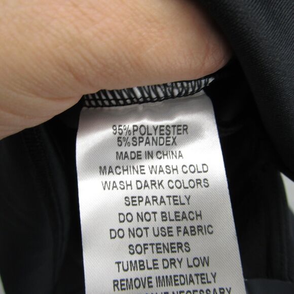 U Suck At Golf 1/4 Zip Pullover Long Sleeve Shirt Sz M Black Floral Pattern NWT - Picture 13 of 14